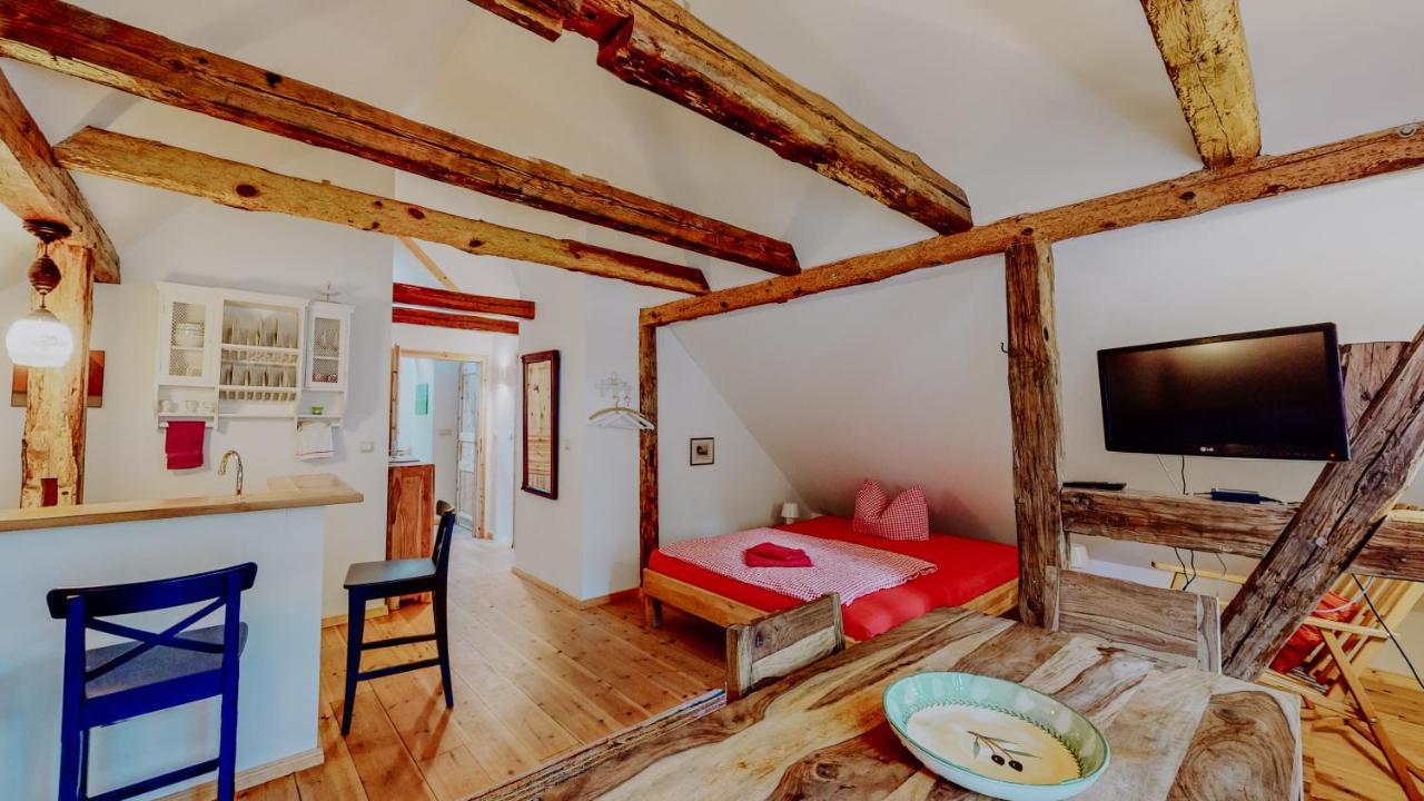Landhaus Goldene Gans Gross Pankow  エクステリア 写真